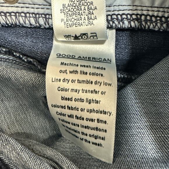 Good American Good Waist Women's Jeans Size 6/28 Blue Stone Wash Denim - Picture 11 of 11